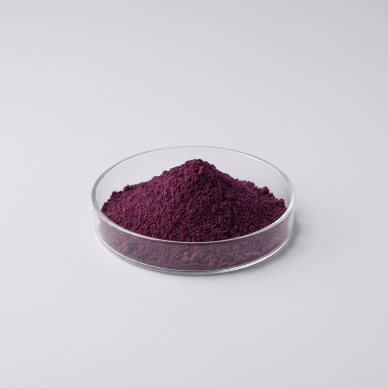 Purple ingredient powder – studio reference image