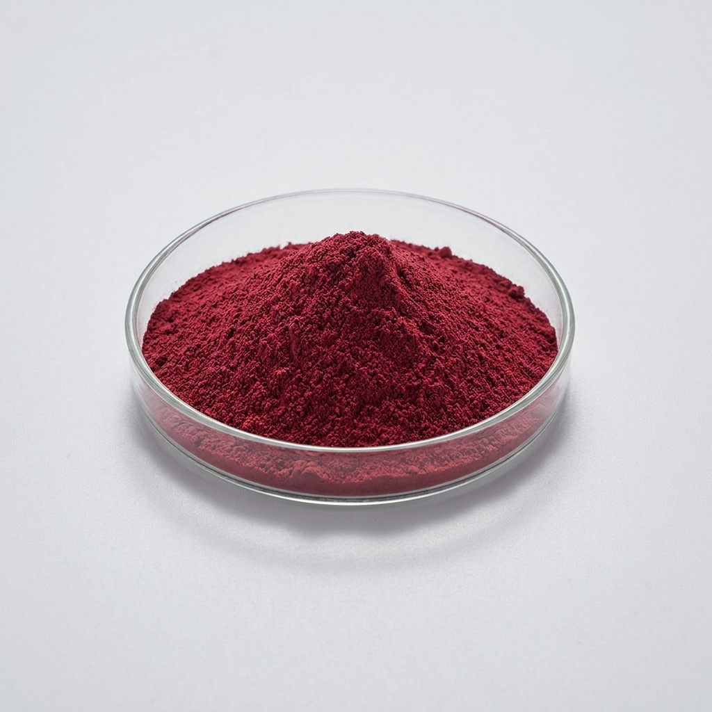Red ingredient powder – studio reference image