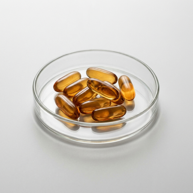 Softgel capsules – studio reference image